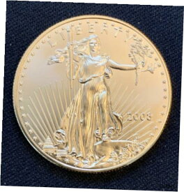【極美品/品質保証書付】 アンティークコイン 金貨 2008-W American Gold Eagle 1 oz $50 Coin - add to your bullion collection [送料無料] #gcf-wr-011926-3647