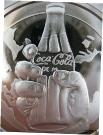 【極美品/品質保証書付】 アンティークコイン コイン 金貨 銀貨 [送料無料] VERY RARE CLASSIC COCA COLA COMPANY BOTTLE COIN LOW # 692 1-OZ SILVER. 999+GOLD