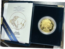 【極美品/品質保証書付】 アンティークコイン 金貨 2007 BUFFALO .9999 1 OZ GOLD COIN ~ PROOF WITH BOX&COA~WOW BEAUTIFUL PIECE [送料無料] #gcf-wr-011926-875