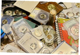 Lucky Duck の $500 コイン グラブ バッグ - 古い/新しい/グレード/生の豊富な種類 Lucky Duck's $500 Coin Grab Bag-A great variety of Old/New/Graded/Raw