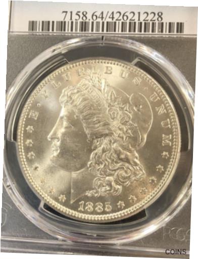 アンティークコイン コイン 金貨 銀貨 [送料無料] 1885 Philadelphia Morgan Silver Dollar KM# 110 Beautiful Uncirculated Coinのサムネイル