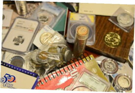 Lucky Duck の $150 コイン グラブ バッグ - 古い/新しい/等級分け/生の豊富な種類Lucky Duck's $150 Coin Grab Bag-A great variety of Old/New/Graded/Raw