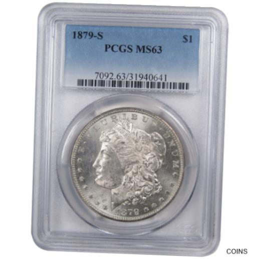  アンティークコイン コイン 金貨 銀貨  [送料無料] 1879 S Morgan Dollar MS 63 PCGS 90% Silver $1 Uncirculated US Coin Collectible