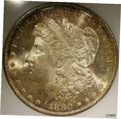  アンティークコイン コイン 金貨 銀貨  [送料無料] 1880-S Morgan Silver Dollar - Graded MS65 by NGC - Free Shipping