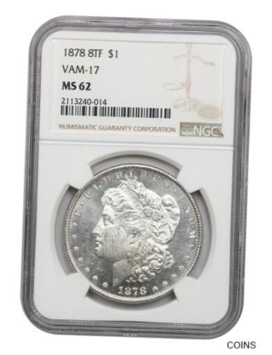 アンティークコイン コイン 金貨 銀貨 [送料無料] 1878 8TF $1 NGC