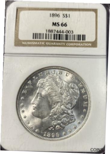 アンティークコイン コイン 金貨 銀貨 [送料無料] 1896 NGC MS66