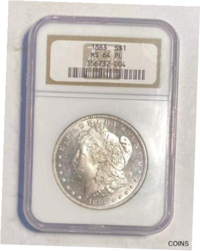  アンティークコイン コイン 金貨 銀貨  [送料無料] 1883 P Morgan Dollar NGC MS-64 PL