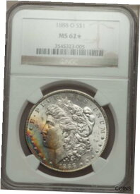 【極美品/品質保証書付】 アンティークコイン コイン 金貨 銀貨 [送料無料] 1888-O $1 MS62 STAR NGC - Exceptional Coin Earns NGC STAR (1088)