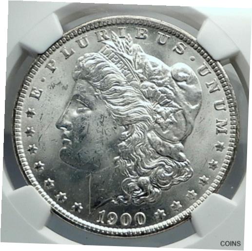  アンティークコイン コイン 金貨 銀貨  [送料無料] 1900 O UNITED STATES of America SILVER Morgan US Dollar Coin EAGLE NGC i78483