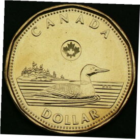 【極美品/品質保証書付】 アンティークコイン コイン 金貨 銀貨 [送料無料] 2012 Canada $1 Dollar Loon Double Date Variety MS63 #15841