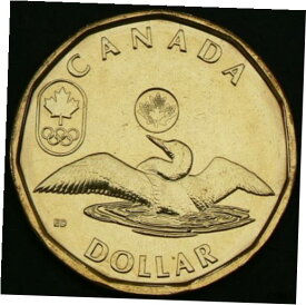 【極美品/品質保証書付】 アンティークコイン コイン 金貨 銀貨 [送料無料] 2012 Canada $1 Dollar Lucky Loon Olympic Double Date Variety MS63 #15842