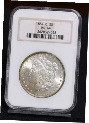  アンティークコイン コイン 金貨 銀貨  [送料無料] 1884-O Morgan Dollar - NGC MS64 (#42781) 【予約中！】