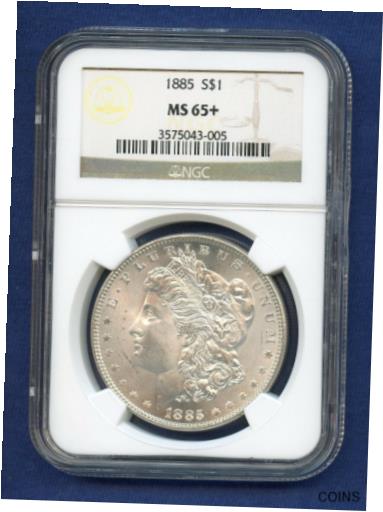  アンティークコイン コイン 金貨 銀貨  [送料無料] 1885 P NGC MS65+ Morgan Silver Dollar $1 1885-P MS-65+ Plus Super PQ Coin ! 【78%OFF!】