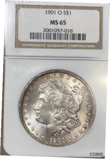  アンティークコイン コイン 金貨 銀貨  [送料無料] 1901-O NGC MS65 Morgan Silver Dollar