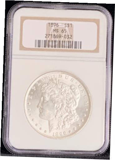 アンティークコイン コイン 金貨 銀貨  [送料無料] 1896 MORGAN SILVER DOLLAR NGC MS-65 - Nice White Coin - 0