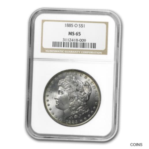  アンティークコイン コイン 金貨 銀貨  [送料無料] 1885-O Morgan Dollar MS-65 NGC - SKU #4592 新作商品