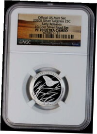 【極美品/品質保証書付】 アンティークコイン コイン 金貨 銀貨 [送料無料] 2020S Silver Tallgrass ATB PR 70 UCAM NGC - Early Release - 99.9% Silver