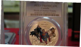 【極美品/品質保証書付】 アンティークコイン コイン 金貨 銀貨 [送料無料] 2016 Canada 1 oz Batman v Superman Dawn of Justice Trinity Silver Coin NGC PF69