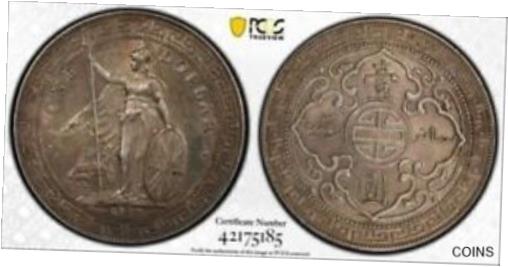アンティークコイン コイン 金貨 銀貨 [送料無料] Great Britain Trade dollar 1929 Bombay toned about uncirculated PCGS AU58