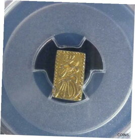 【極美品/品質保証書付】 アンティークコイン コイン 金貨 銀貨 [送料無料] 1832-58 Tenpo 2 Shu Japan Gold Coin PCGS AU53 1.62g