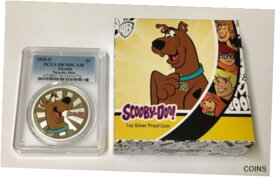 【極美品/品質保証書付】 アンティークコイン コイン 金貨 銀貨 [送料無料] 2018 P $1 Scooby-Doo Tuvalu Silver PCGS PR70DCAM With BOX & COA