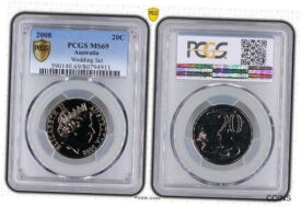 【極美品/品質保証書付】 アンティークコイン 硬貨 2001 AUSTRALIA 20 CENTS "NORTHERN TERRITORY"PCGS MS67 BEAUTIFUL GRADED COIN [送料無料] #oct-wr-012185-3056