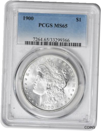 アンティークコイン コイン 金貨 銀貨 [送料無料] 1900 Morgan Silver Dollar MS65 PCGSのサムネイル
