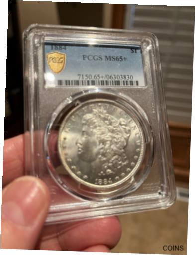アンティークコイン コイン 金貨 銀貨 [送料無料] 1884 Morgan Dollar MS-65+ !!!!のサムネイル