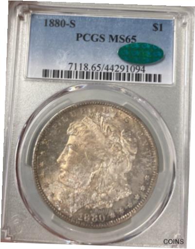 アンティークコイン コイン 金貨 銀貨 [送料無料] 1880-S PCGS/CAC