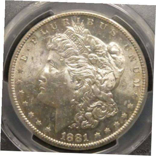 アンティークコイン 銀貨 1881 S $1 Morgan Dollar PCGS MS62 Us Mint Silver Coin [送料無料] #sct-wr-012204-1543