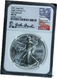 【極美品/品質保証書付】 アンティークコイン コイン 金貨 銀貨 [送料無料] 2021 Type 2 American Silver Eagle $1 Early Releases John Boehner NGC MS70