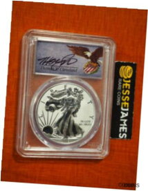 2019 S エンハンスド リバース プルーフ シルバー イーグル PCGS PR70 FDI クリーブランド 署名付き OGP2019 S ENHANCED REVERSE PROOF SILVER EAGLE PCGS PR70 FDI CLEVELAND SIGNED W/OGP