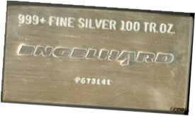 【極美品/品質保証書付】 アンティークコイン 銀貨 100 oz Silver Bar - Engelhard [送料無料] #sof-wr-012216-61
