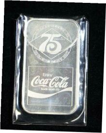 【極美品/品質保証書付】 アンティークコイン コイン 金貨 銀貨 [送料無料] 75th Anniversary Coca-Cola Chicago 1976 1 oz 999 fine silver art bar RARE C064