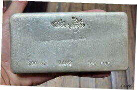 【極美品/品質保証書付】 アンティークコイン 銀貨 SilverTowne 100 oz .999+ Fine Silver Bar Poured Ingot Rare [送料無料] #sof-wr-012243-1649