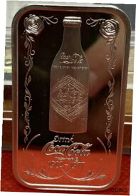 【極美品/品質保証書付】 アンティークコイン コイン 金貨 銀貨 [送料無料] RARE Coca Cola .999 Silver Bar HUNTSVILLE ALABAMA 1 OZ FINE 75th Anniversary