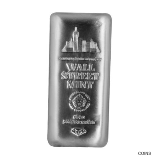 アンティークコイン コイン 金貨 銀貨 [送料無料] 10 oz Wall Street Mint .999 Silver Bar 10 Troy Oz. Silver Bullion #A513のサムネイル