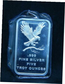 【極美品/品質保証書付】 アンティークコイン コイン 金貨 銀貨 [送料無料] SilverTowne 5 oz .999 Silver Bar Factory Sealed