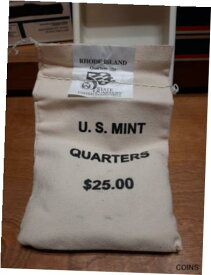 【極美品/品質保証書付】 アンティークコイン コイン 金貨 銀貨 [送料無料] 2001 D Rhode Island State Quarters $25 Mint Sewn Bags
