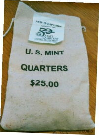 【極美品/品質保証書付】 アンティークコイン コイン 金貨 銀貨 [送料無料] $25 Bag US coins 2000 New Hampshire STATE QUARTERS (D) Denver Mint Uncirculated