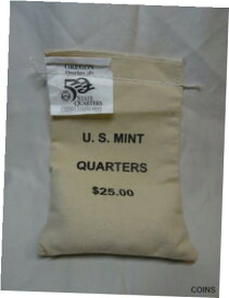 【極美品/品質保証書付】 アンティークコイン コイン 金貨 銀貨 [送料無料] $25 US Mint Sewn Bag BU 2005-P Oregon State Quarters Original Bag Uncirculated