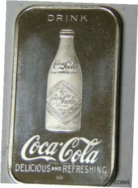 【極美品/品質保証書付】 アンティークコイン コイン 金貨 銀貨 [送料無料] Drink Coca-Cola 75th Anniversary .999 Fine Silver Bar 1976 Louisville (51922.3)