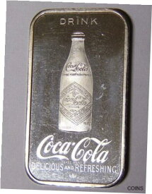 【極美品/品質保証書付】 アンティークコイン コイン 金貨 銀貨 [送料無料] Drink Coca-Cola 75th Anniversary 1 oz .999 Fine Silver Bar Louisville (62722)