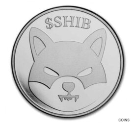 【極美品/品質保証書付】 アンティークコイン コイン 金貨 銀貨 [送料無料] Shibu INU Cryptocurrency Commemorative .999 silver 1 oz BU in capsule