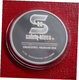 【極美品/品質保証書付】 アンティークコイン コイン 金貨 銀貨 [送料無料] Safety-Kleen Imaging Services Round 1 Troy oz..999 Fine Silver