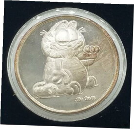 【極美品/品質保証書付】 アンティークコイン コイン 金貨 銀貨 [送料無料] .999 Silver 1 oz Round | Garfield, Cat | Proof | Silver Towne | Jim Davis Medal