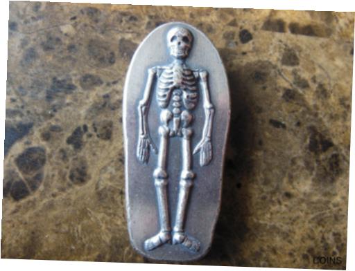 【極美品/品質保証書付】 アンティークコイン コイン 金貨 銀貨 [送料無料] MONARCH 3 oz. 999 Fine Silver Skeleton antique like finish：金銀プラチナ　ワールドリソース