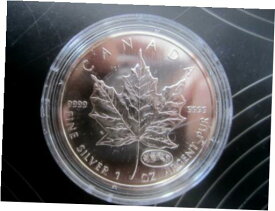【極美品/品質保証書付】 アンティークコイン コイン 金貨 銀貨 [送料無料] 2000 Canada Maple Leaf Fireworks Privy $5 Silver 1oz Coin in capsuled