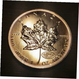 【極美品/品質保証書付】 アンティークコイン コイン 金貨 銀貨 [送料無料] 2000 Canadian $5 Maple Leaf - Millennium Fireworks Privy, 1oz, Uncirculated