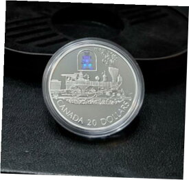 【極美品/品質保証書付】 アンティークコイン コイン 金貨 銀貨 [送料無料] Rare Limited Mintage 2000 Transportation Hologram Toronto Train 1 Oz Silver Coin